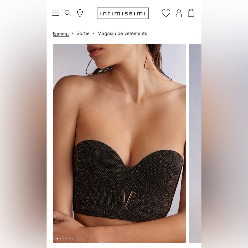 Metallic Bra / Crop top Intimissimi